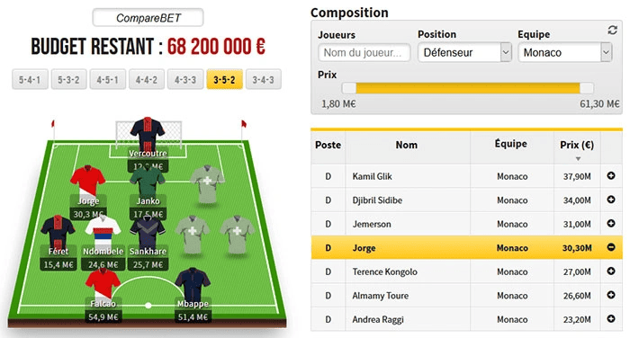 Exemple JDE Winamax