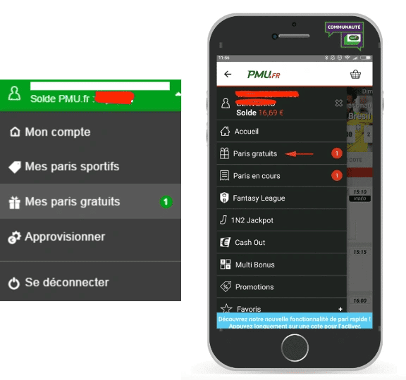 Freebets PMU