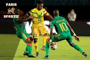 fragment d'un match de football