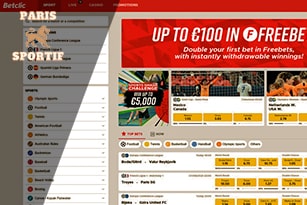 page daccueil site betclic