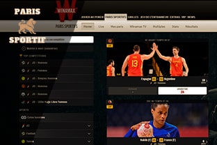 page daccueil site winamax