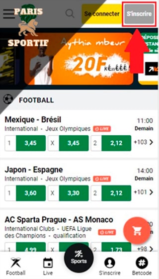 page-accueil-bookmaker-sunubet-avec-bouton-inscription