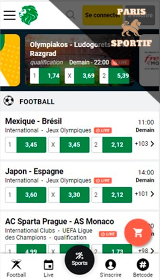 page-paris-sportifs-application-mobile-sunubet