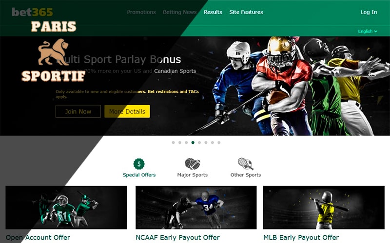 page de bonus de bet365