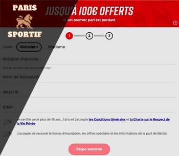 Inscription Betclic