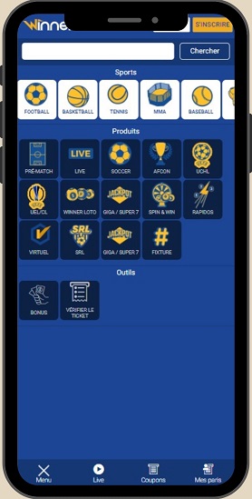 pari en ligne winner bet